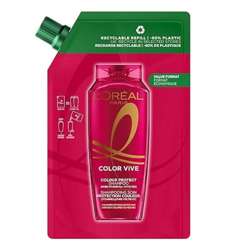 Шампунь для фарбованого і мелірованого волосся L'Oreal Paris Elvital Color Vive дой-пак 250 мл. Шампунь для фарбованого і мелірованого волосся L'Oreal Paris Elvital Color Vive дой-пак 250 мл.